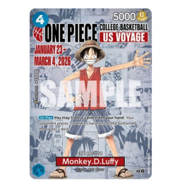 (Sealed) Monkey.D.Luffy (055) (College Basketball US Voyage) - One Piece Promotion Cards (Sealed) Monkey.D.Luffy (055) (College Basketball US Voyage) - One Piece Promotion Cards