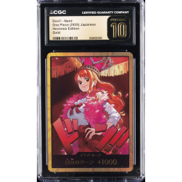 CGC PRISTINE 10 - 2025 JPN HEROINES ED GOLD DON!! - NAMI
