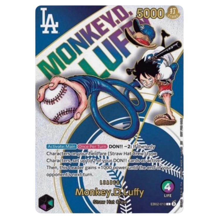 (Sealed) Monkey.D.Luffy (010) (Dodgers x ONE PIECE) - One Piece Promotion Cards (OP-PR)