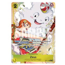 Zeus (Alternate Art) - A Fist of Divine Speed (OP11) Zeus (Alternate Art) - A Fist of Divine Speed (OP11)