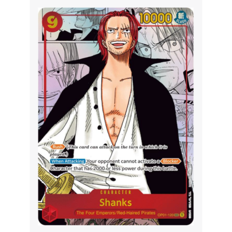 Shanks (Parallel) (Manga) (Alternate Art) - Romance Dawn (OP01) Shanks (Parallel) (Manga) (Alternate Art) - Romance Dawn (OP01)