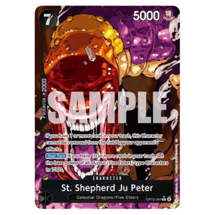St. Shepherd Ju Peter (Alternate Art) - Carrying On His Will (OP13)
